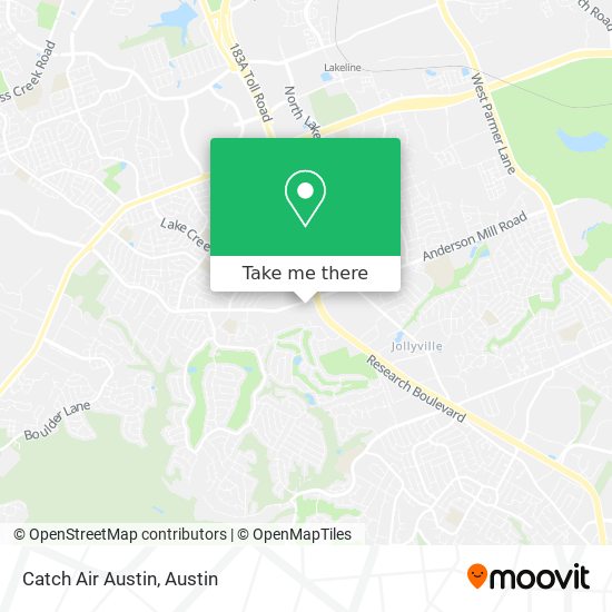Mapa de Catch Air Austin