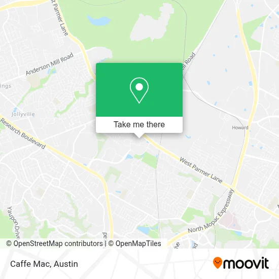 Caffe Mac map