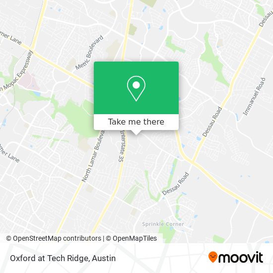 Oxford at Tech Ridge map