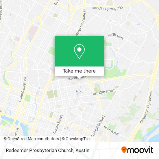 Redeemer Presbyterian Church map