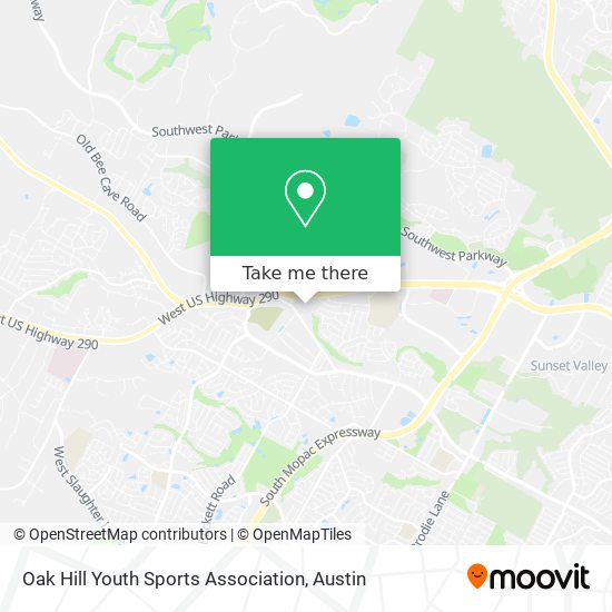 Oak Hill Youth Sports Association map