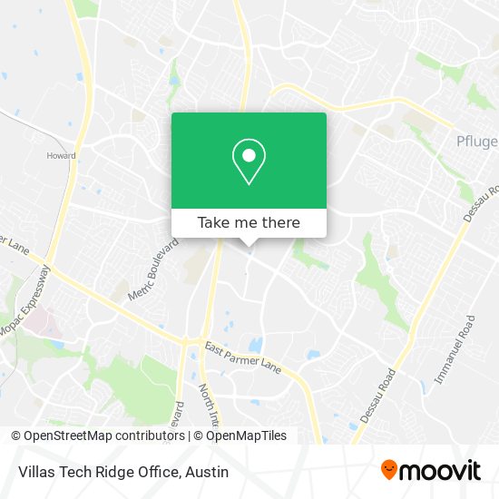 Mapa de Villas Tech Ridge Office