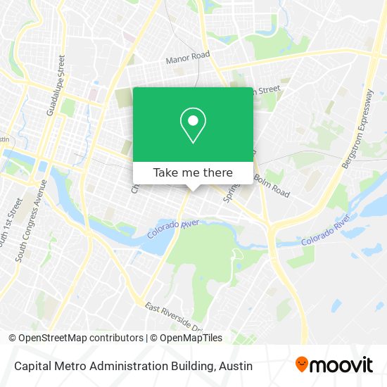 Capital Metro Administration Building map