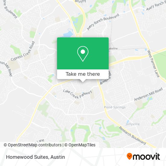 Homewood Suites map