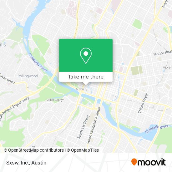 Sxsw, Inc. map