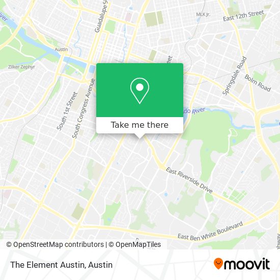 Mapa de The Element Austin