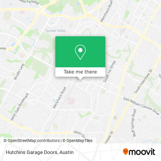 Hutchins Garage Doors map