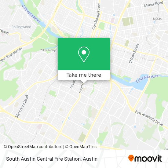 South Austin Central Fire Station map