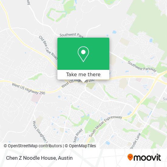 Mapa de Chen Z Noodle House