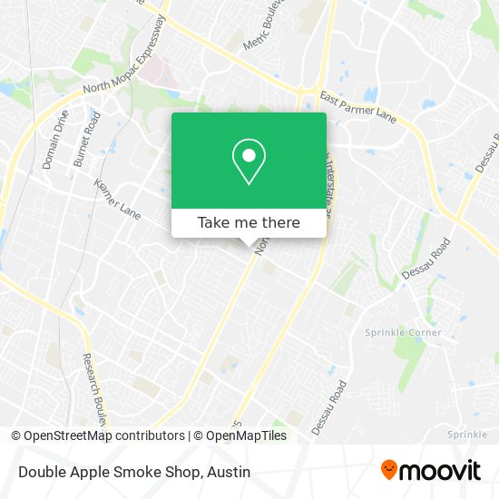 Double Apple Smoke Shop map