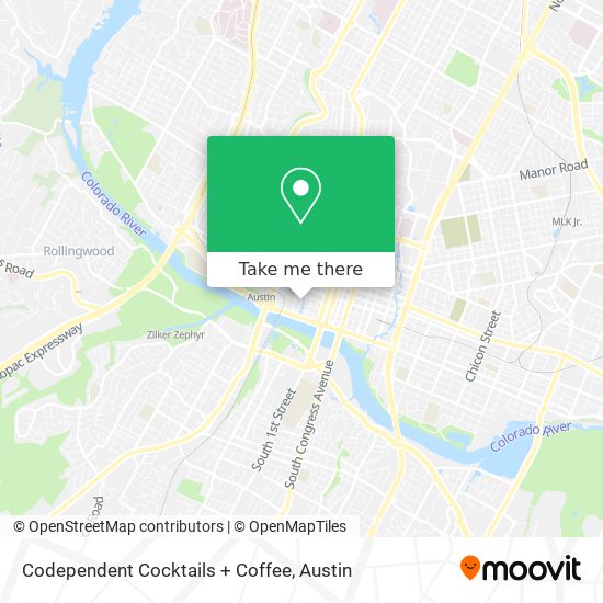 Codependent Cocktails + Coffee map