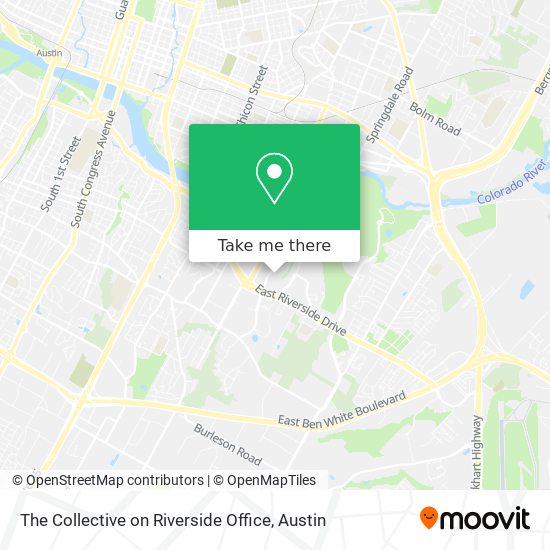 The Collective on Riverside Office map