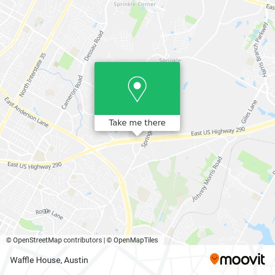 Mapa de Waffle House