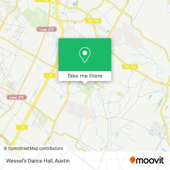 Wessel's Dance Hall map