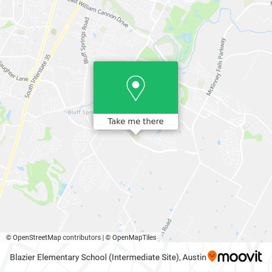 Blazier Elementary School (Intermediate Site) map