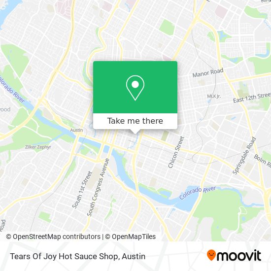 Tears Of Joy Hot Sauce Shop map