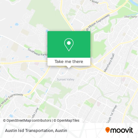 Mapa de Austin Isd Transportation