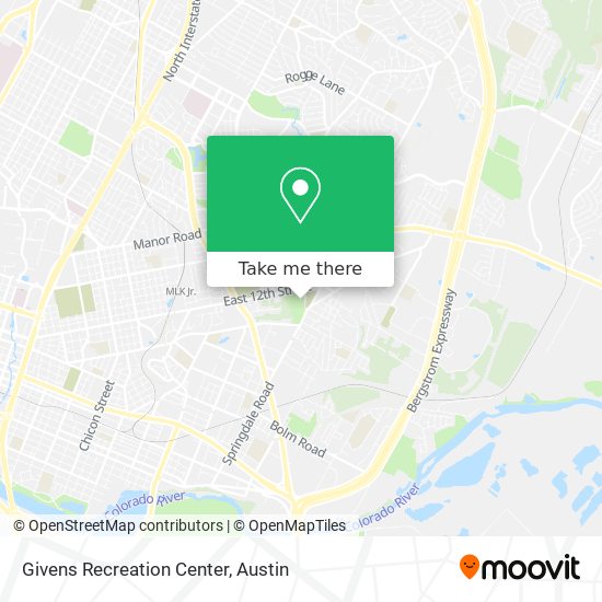 Mapa de Givens Recreation Center