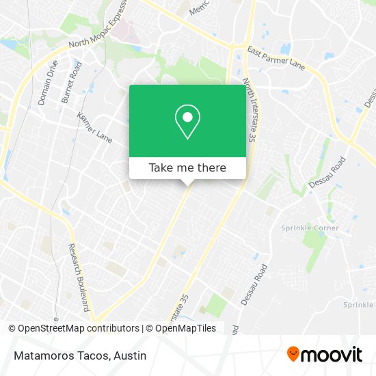 Matamoros Tacos map