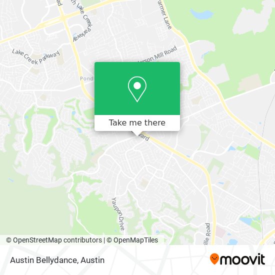 Austin Bellydance map