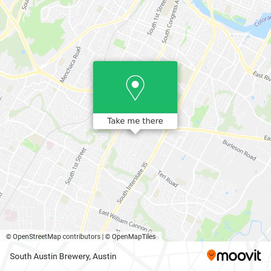 South Austin Brewery map