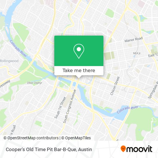 Mapa de Cooper's Old Time Pit Bar-B-Que