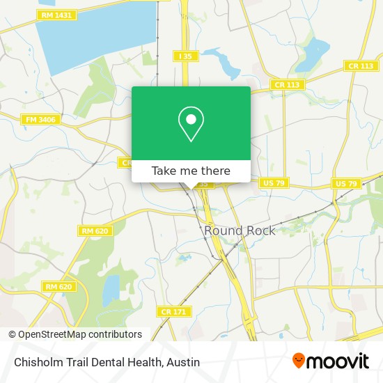 Chisholm Trail Dental Health map