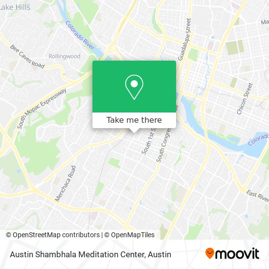Austin Shambhala Meditation Center map