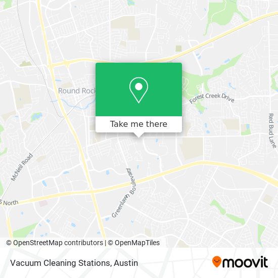 Mapa de Vacuum Cleaning Stations