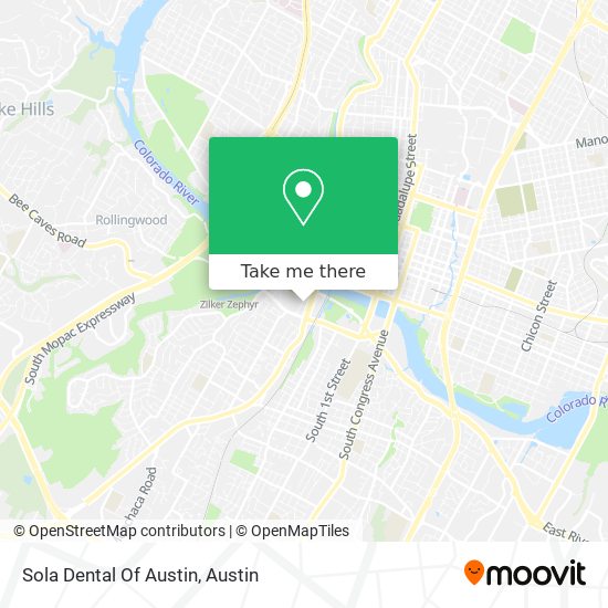Sola Dental Of Austin map