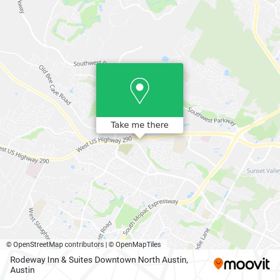 Rodeway Inn & Suites Downtown North Austin map