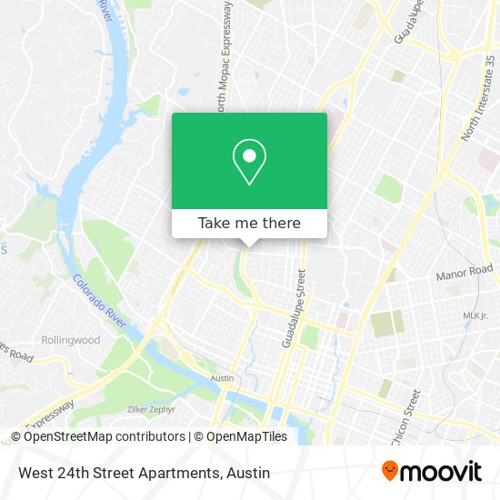 Mapa de West 24th Street Apartments