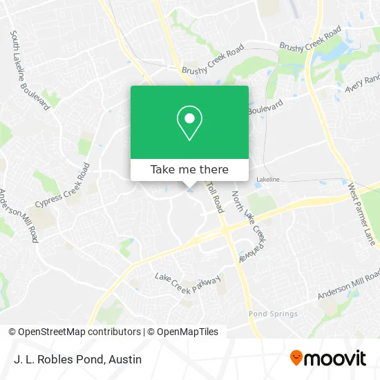 J. L. Robles Pond map