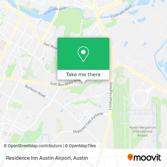 Mapa de Residence Inn Austin Airport