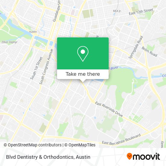 Blvd Dentistry & Orthodontics map