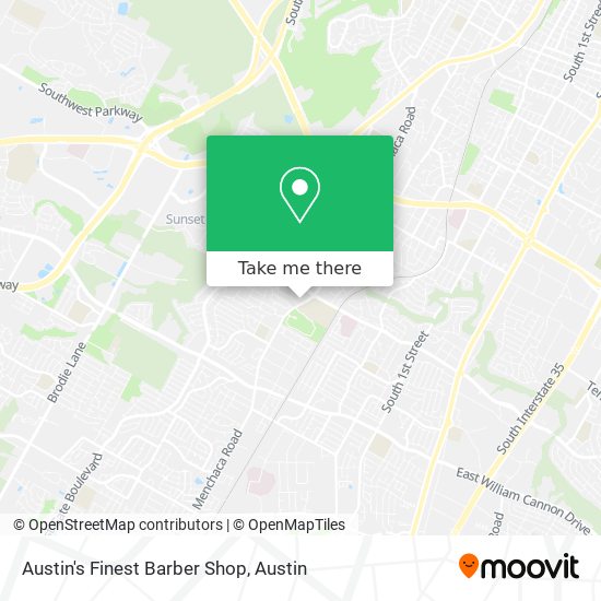 Austin's Finest Barber Shop map