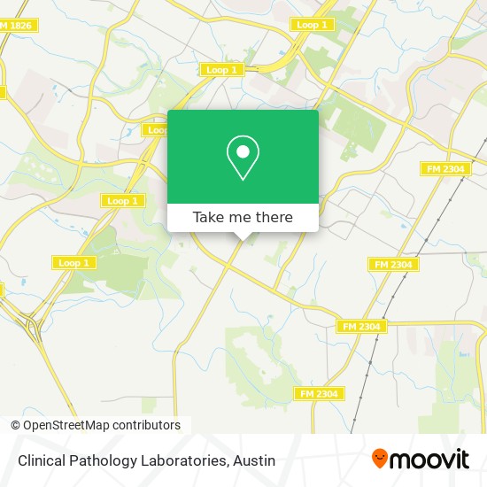 Clinical Pathology Laboratories map