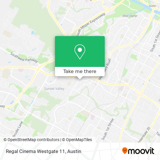 Regal Cinema Westgate 11 map