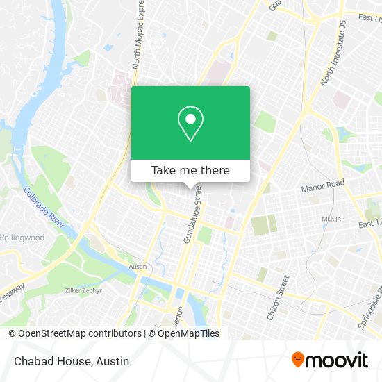 Chabad House map