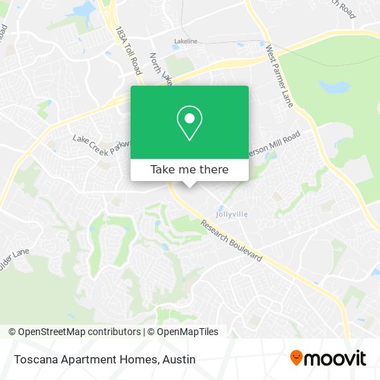 Toscana Apartment Homes map