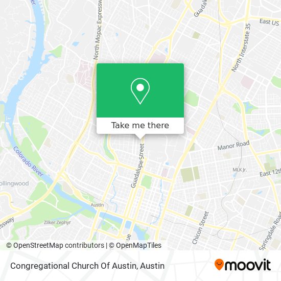 Mapa de Congregational Church Of Austin