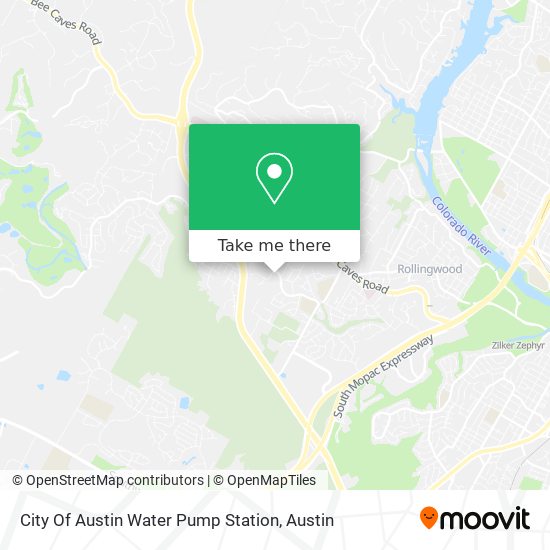 City Of Austin Water Pump Station map