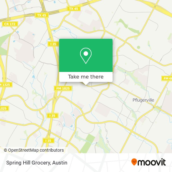 Spring Hill Grocery map