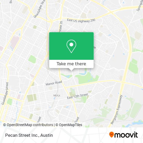 Mapa de Pecan Street Inc.