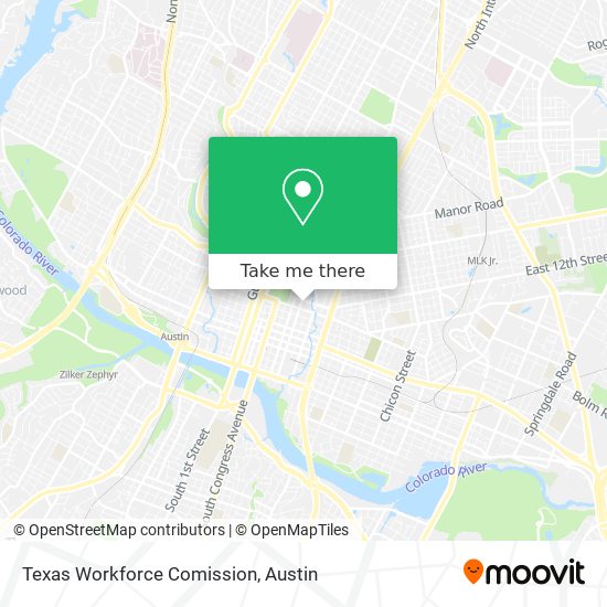 Texas Workforce Comission map