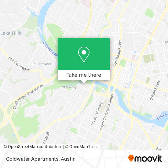 Coldwater Apartments map