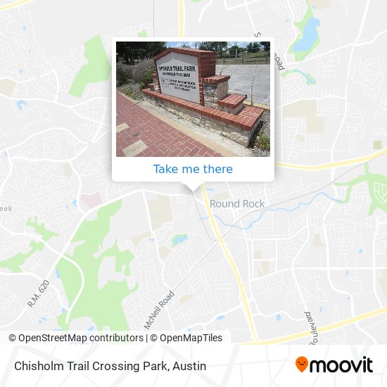 Mapa de Chisholm Trail Crossing Park