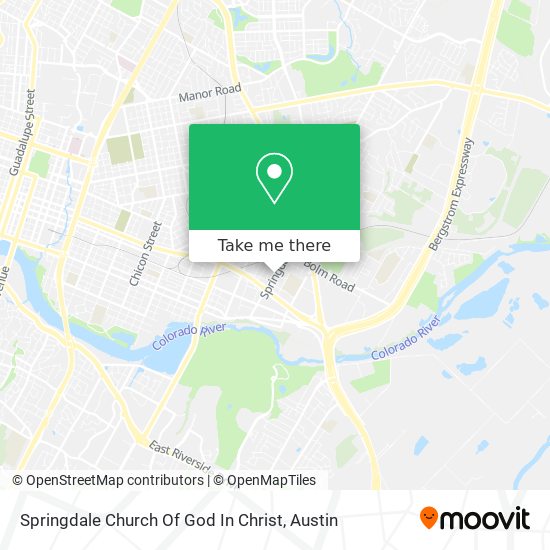 Springdale Church Of God In Christ map