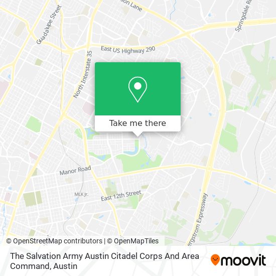 Mapa de The Salvation Army Austin Citadel Corps And Area Command