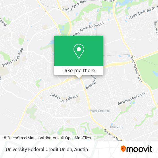 University Federal Credit Union map